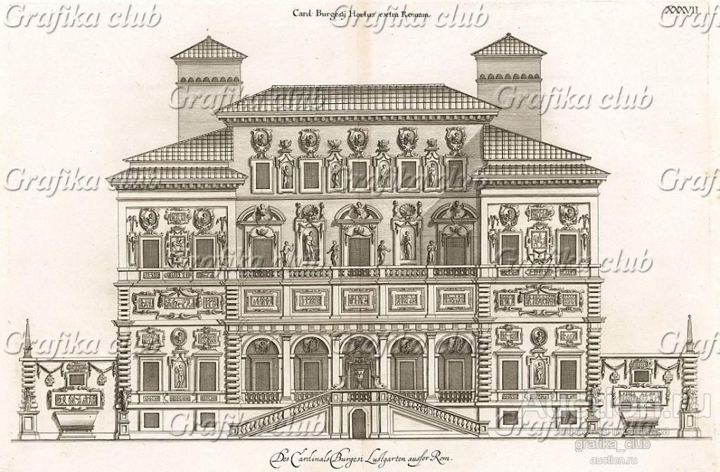 Вилла Боргезе на холме Пинчо в Риме.