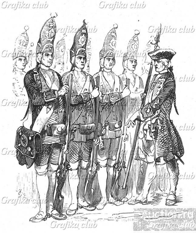 Гвардейские гренадеры отца Фридриха Великого