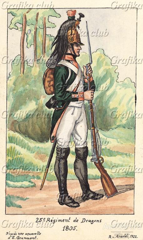 1805 г. Кавалерист 25-го драгунского полка