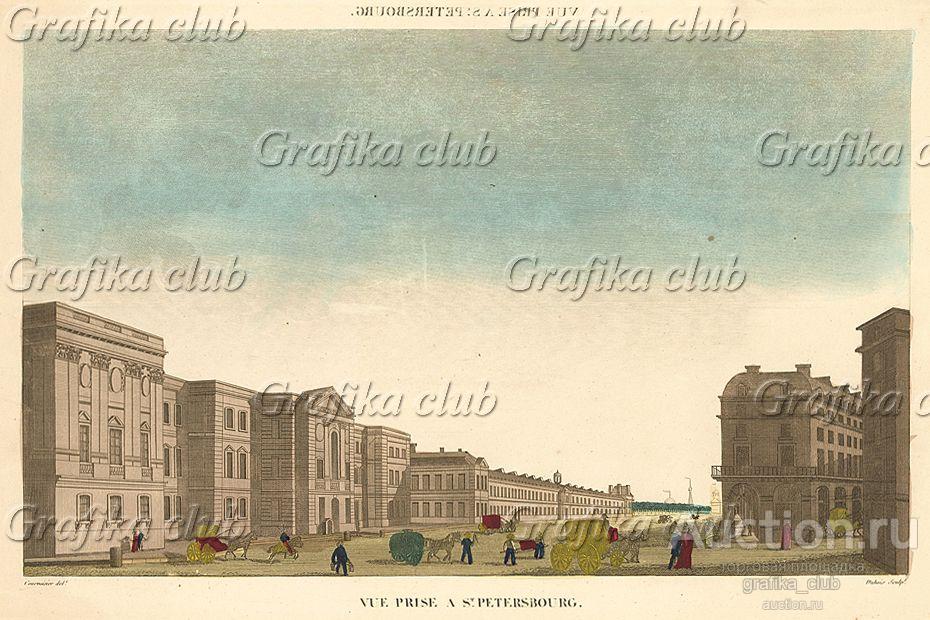 Перспективный вид на Санкт-Петербург.