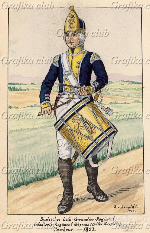 1803 г. Барабанщик лейб-гренадерского полка