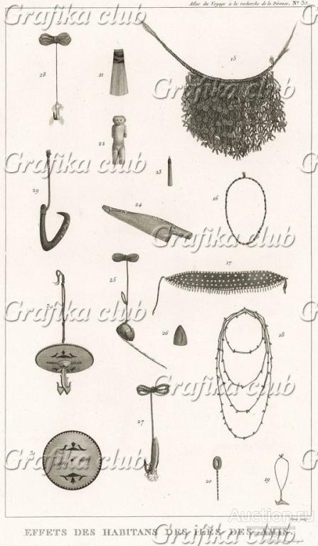 Различные приспособления жителей островов Дружбы