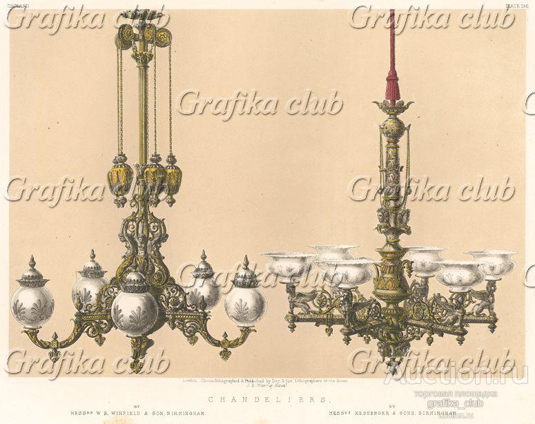 Бронзовые канделябры из Бирмингема: использовались