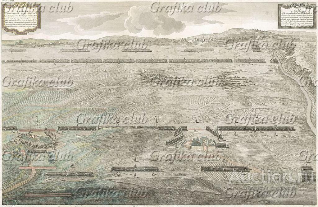 Боевые порядки французской кавалерии. Париж, 1775