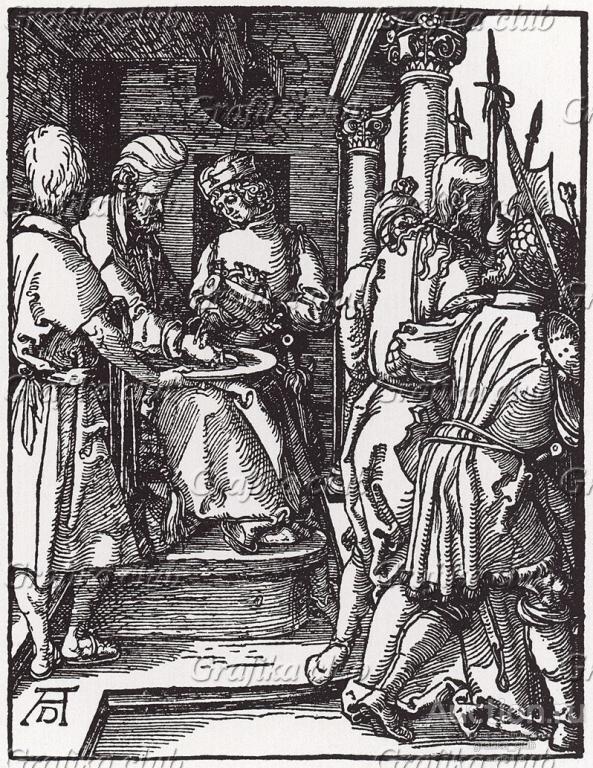 Пилат, умывающий руки (из Малых страстей "на