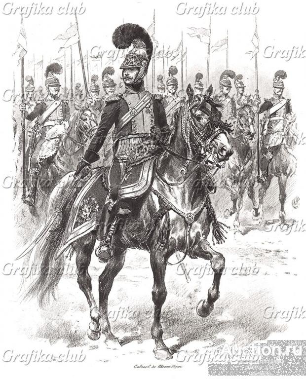 Полковник французских конных егерей в униформе