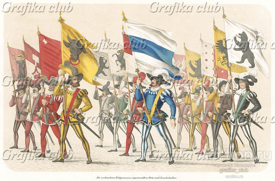 Лист 52 альбома литографий Festalbum der Feier des