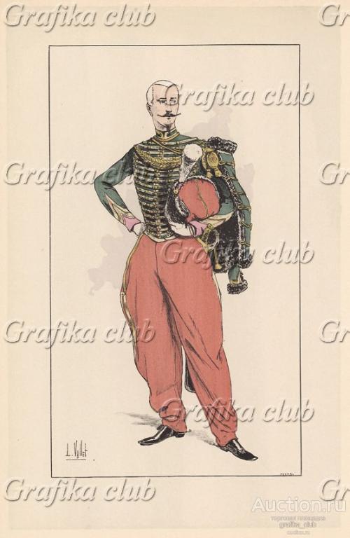 Офицер французской гвардейской кавалерии эпохи