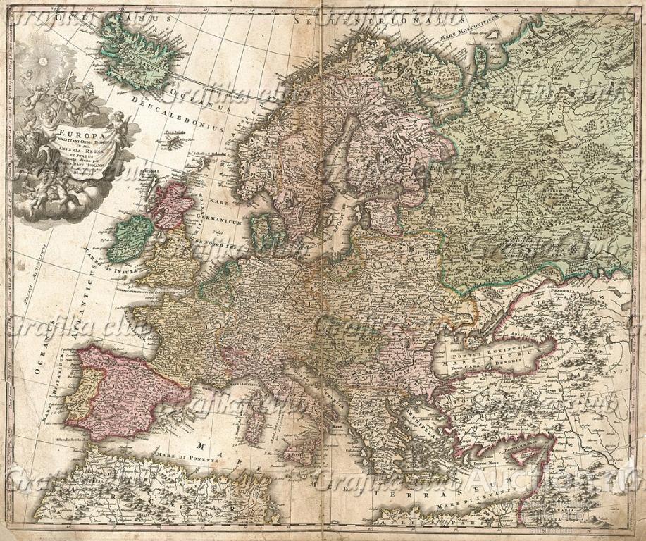 Европа. Europa Christiani Orbis Domina in Sua