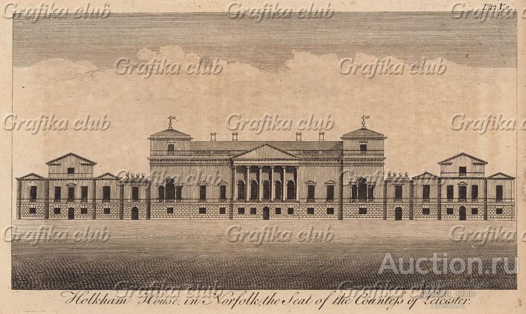 Холкхем-Хаус в Норфолке, резиденция графини