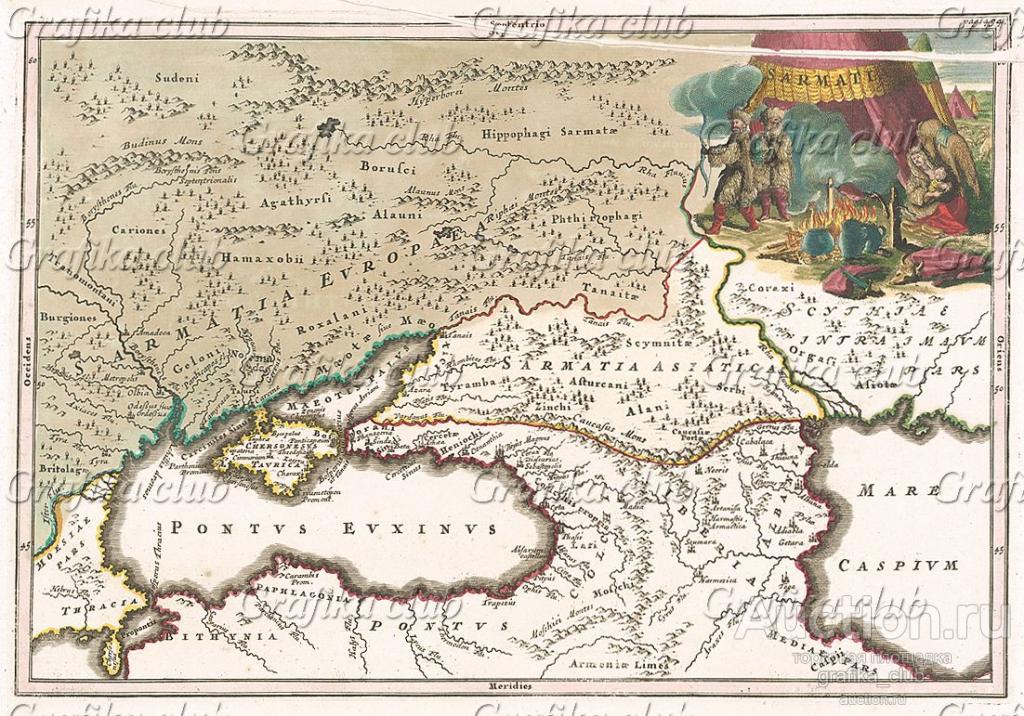 Карта скифии и сарматии