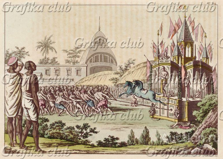 Храмовый праздник в Тирунале (Индия) (из работы