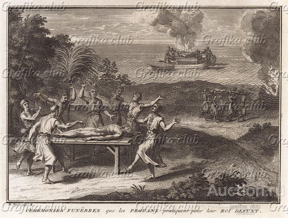 Похороны короля Сиама. Б.Пикар, Cérémonies