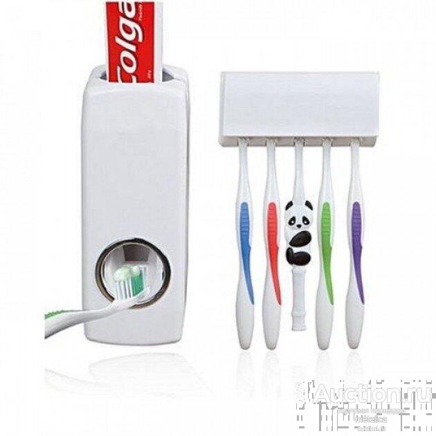 Держатель для зубной пасты и зубной щетки donfeel зубные щетки