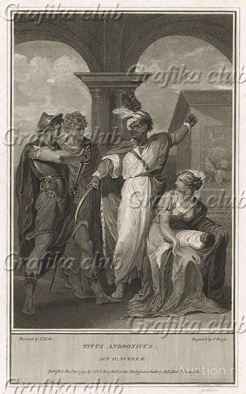 Иллюстрация к самой кровавой трагедии Шекспира