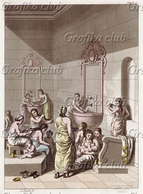 Арабские бани (из работы Джулио Феррарио