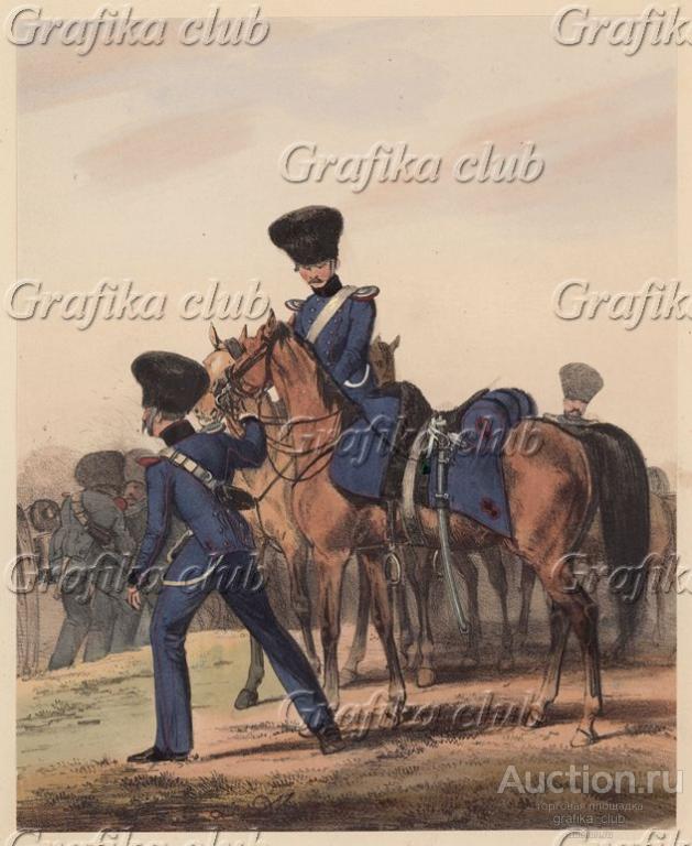 Конные артиллеристы армии королевства Вюртемерг