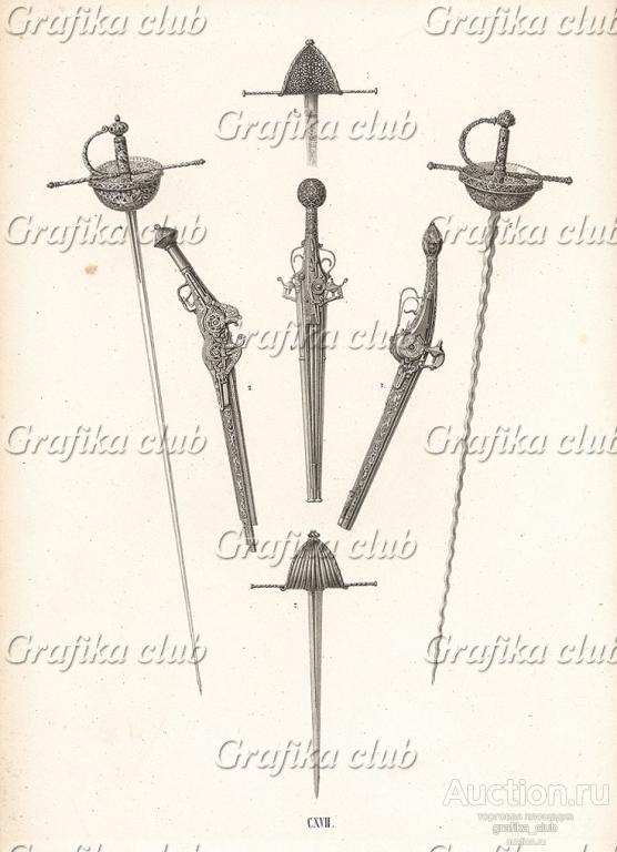 Итальянские пистолеты, а также испанские шпаги