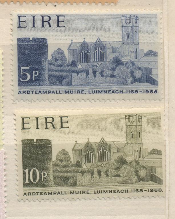 Ирландия 1968 г. пара Замок негашеная **