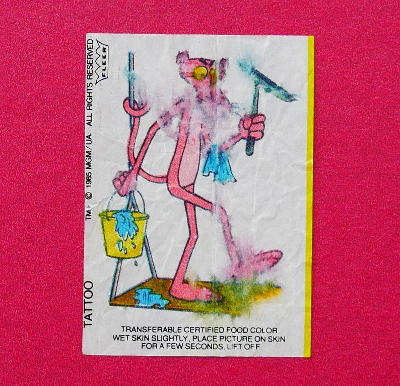 Вкладыш Pink Panther Tattoo Fleer