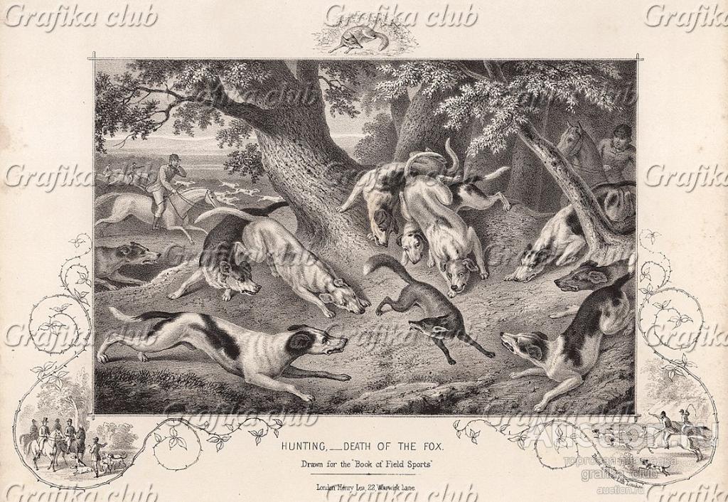 Охота. Смерть лисы. The Book of Field Sports and