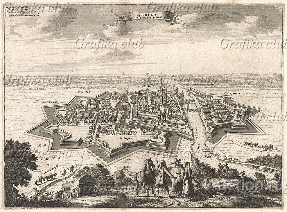 Город Эльбинг в Пруссии (ныне Эльблонг в Польше)