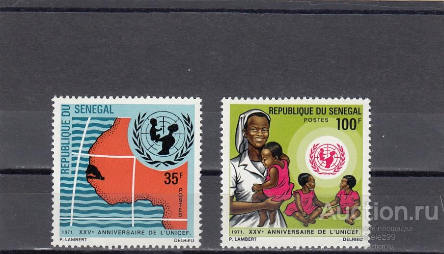SENEGAL  СЕНЕГАЛ  Защита детей Пара  1971   Сост**