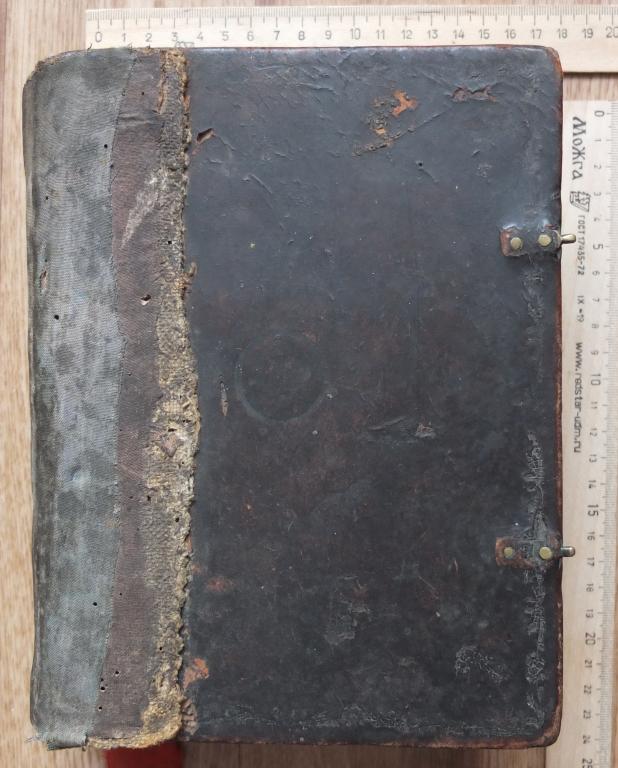 церковная книга Акафисты и каноны, Киево-Печерская Лавра,1754 год