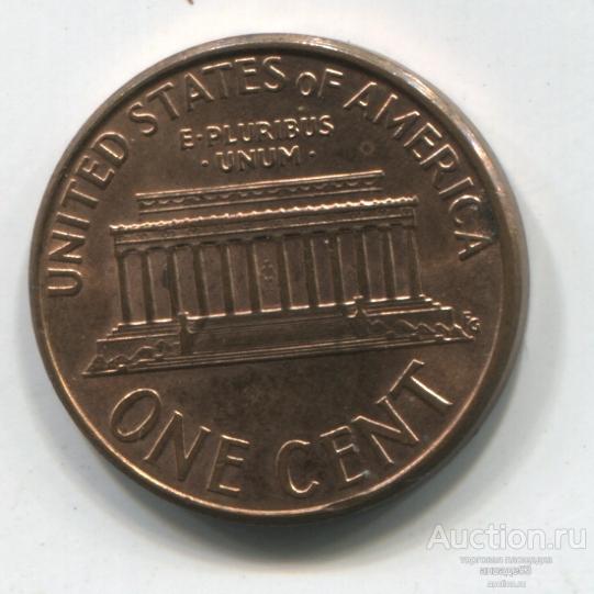 США 1 цент 2005г.