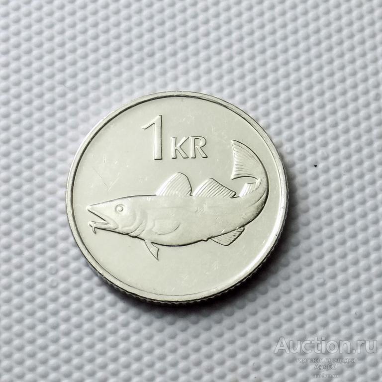 Исландия 1 крона 2007 года (1829а)