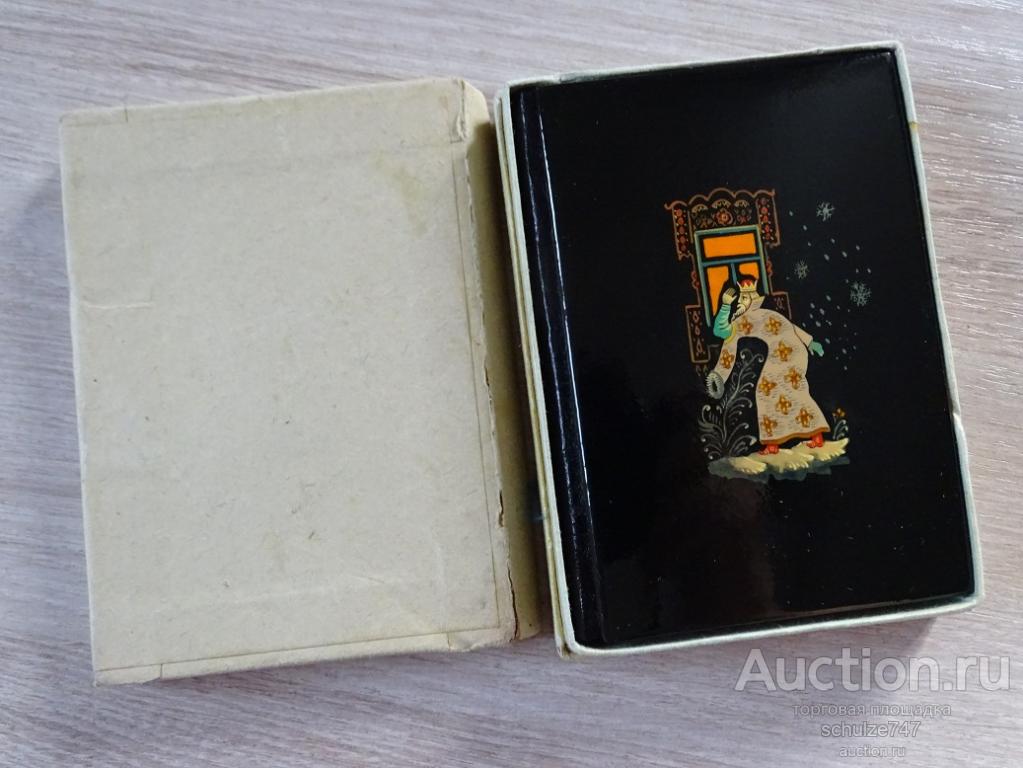 ЛАКОВАЯ МИНИАТЮРА ЗАПИСНАЯ КНИЖКА СУВЕНИР ВЛАДИМИР НОВАЯ ЧИСТАЯ СССР