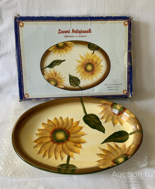 Блюдо керамика ИТАЛИЯ 40 см 1,5 кг