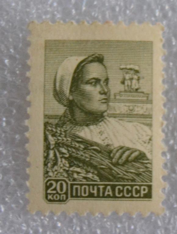СССР 1959 год Стандарт Колхозница Здание ВДНХ - MNH - 3