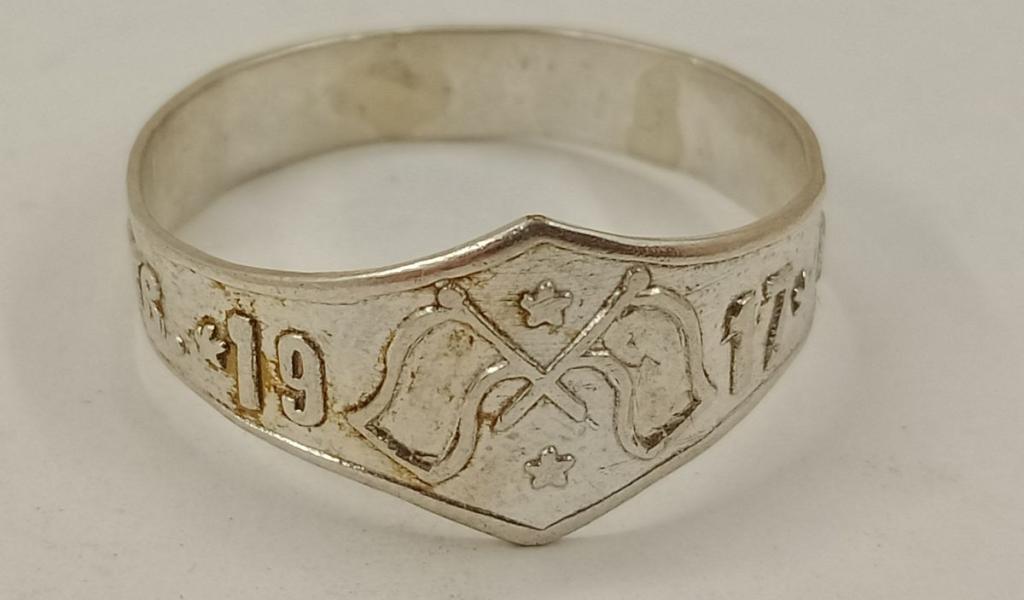Кольцо серебро Февральская революция 1917 г. (020253)