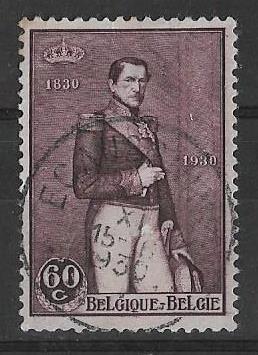 Бельгия 1930 г. Король Леопольд I, гаш.