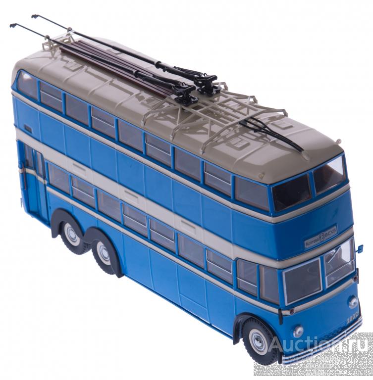 Троллейбус ЯТБ-3 1938 г. (голубой/бежевый) UM43-A5/1