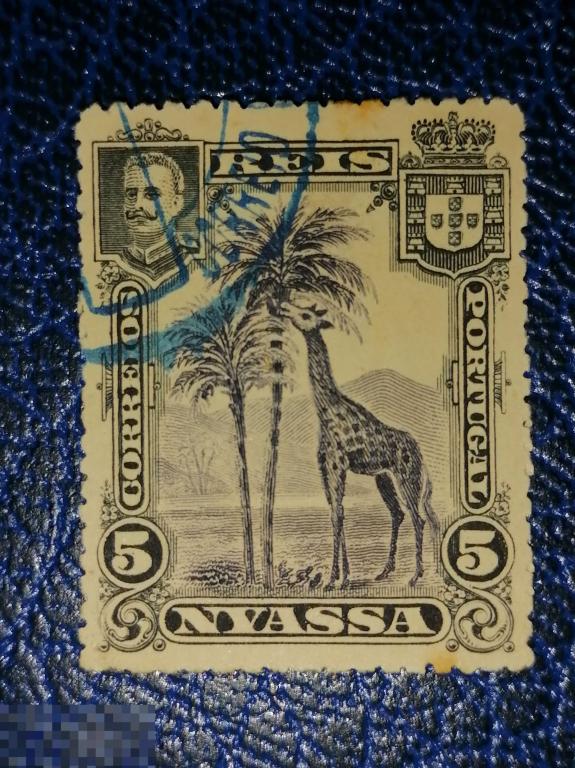 ПОРТУГАЛЬСКИЕ КОЛОНИИ НЬЯСА 1901 ГОД ! 