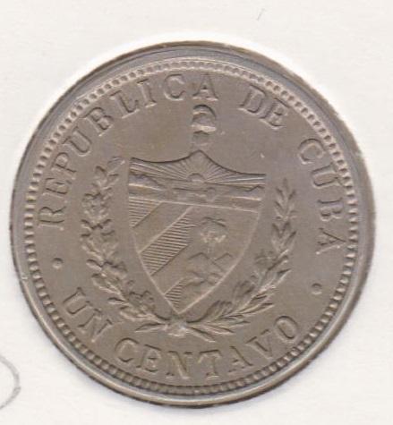КУБА 1 СЕНТАВО 1920 AUNC