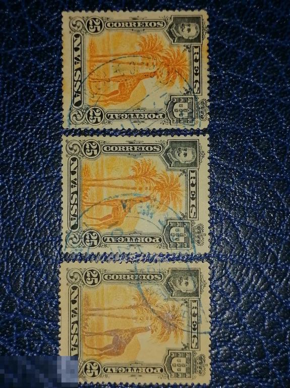 ПОРТУГАЛЬСКИЕ КОЛОНИИ НЬЯСА 1901 ГОД ! 