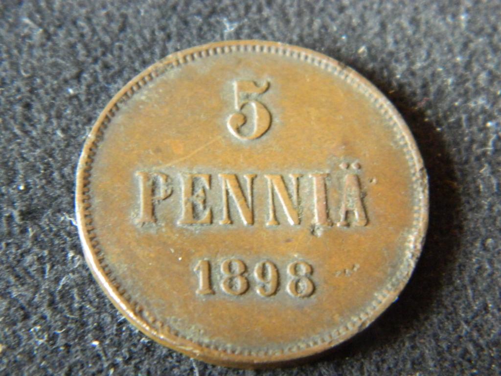 5 пенни 1898 года Россия для Финляндии №3