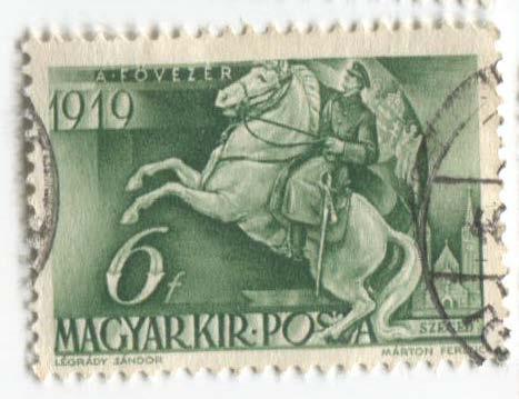 1940 Венгрия Хорти на Коне.гаш