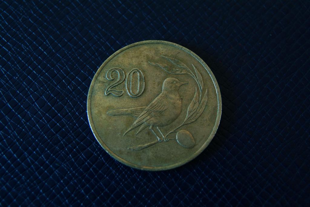 Кипр 20 центов 1985 КМ 57.2