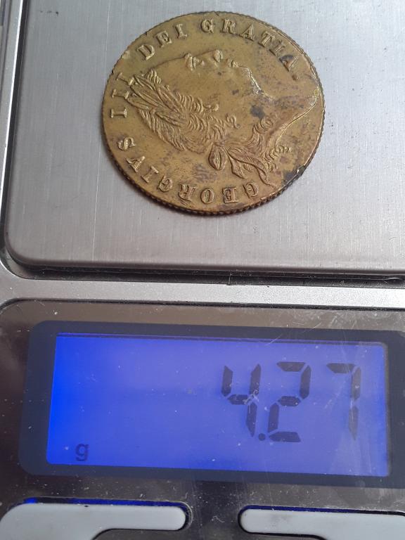 Великобритания жетон Георг III.1768г.