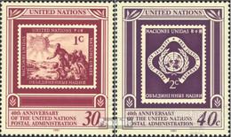 США ( ООН,Нью - Йорк )  1991  40 лет почтовой администрации ООН