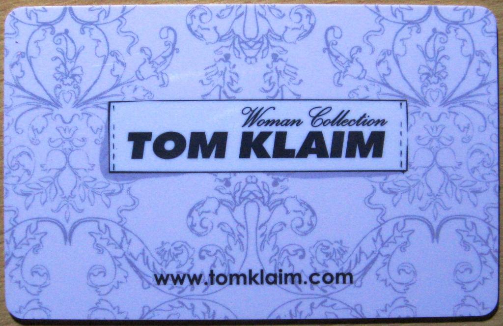 Т01.283 КАРТА ПОСТОЯННОГО ПОКУПАТЕЛЯ TOM KLAIM