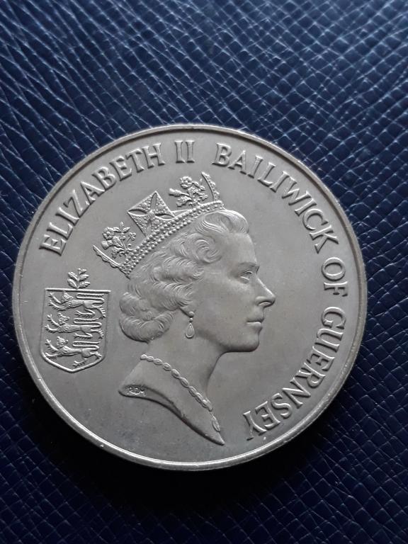 Гернси 2 фунта 1987 КМ 49