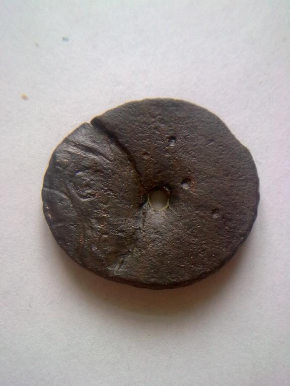 Денга 1735. Брак? Гашение?