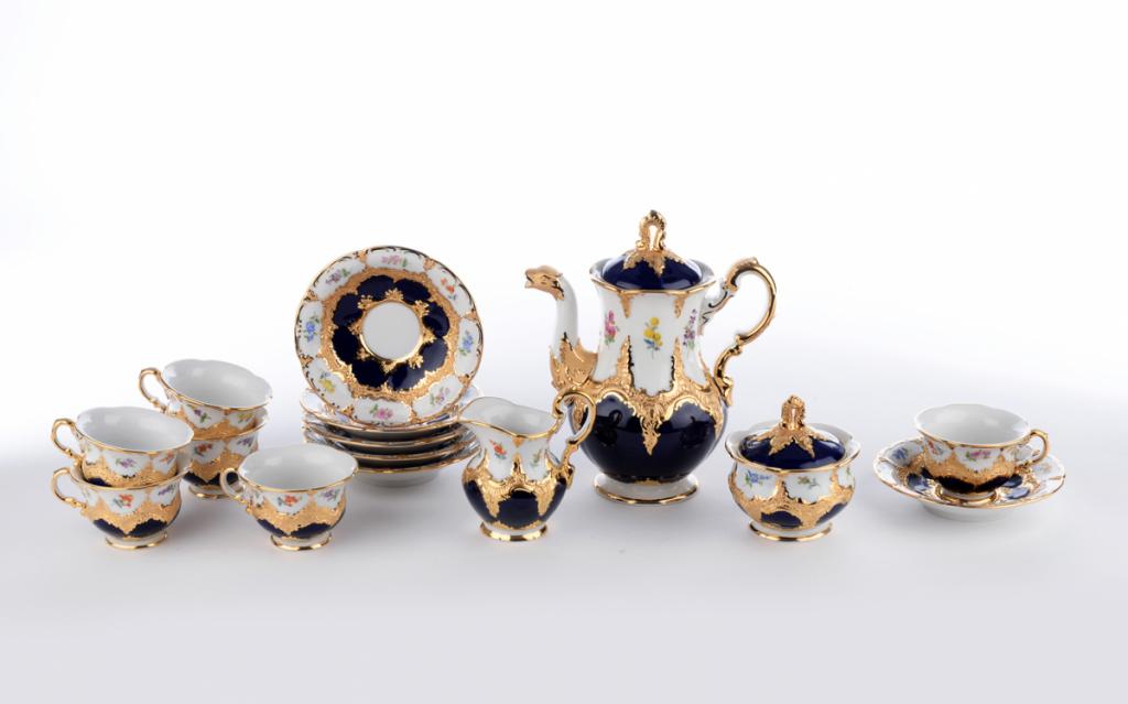 Кофейный сервиз Meissen. Кофейный сервиз Meissen.
