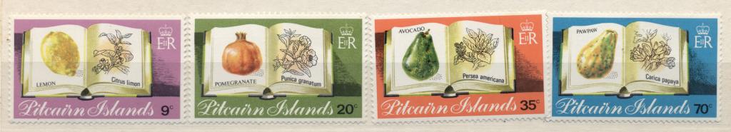 Питкерн о-в серия Плоды, фрукты негашеная**