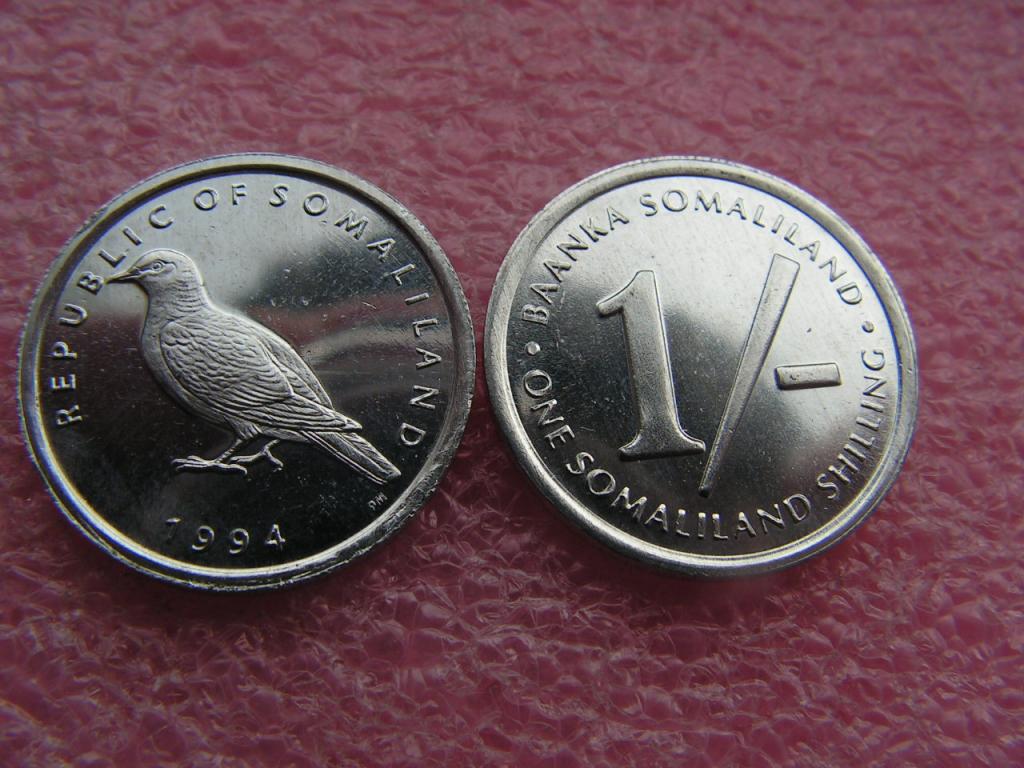 Сомалиленд 1 шиллинг 1994 unc
